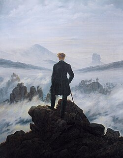 Caminante ante un mar de niebla