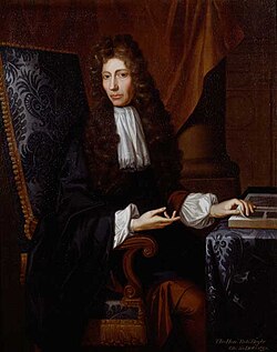 Retrato de Robert Boyle, considerado pionero de la química científica.