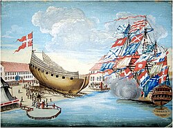 Buques de guerra en Gammelholm