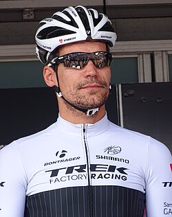 Gert Steegmans en una competición ciclista