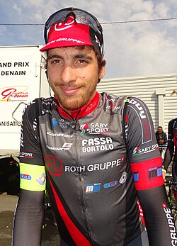 Retrato y datos deportivos del ciclista Lucas Gaday