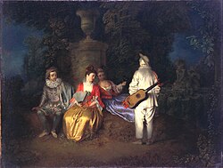La Partie Carrée, obra de Antoine Watteau conservada en el Museo de Bellas Artes de San Francisco