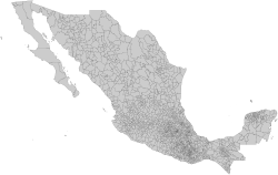 Mapa de municipios de México