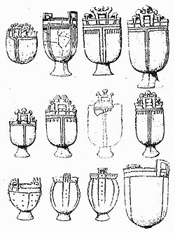 Calderos hunos de bronce