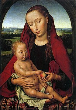 La Virgen con el Niño, pintura de Hans Memling perteneciente al museo