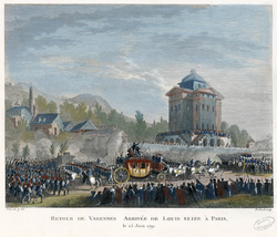 Regreso de la familia real a París