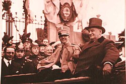 El príncipe Humberto de Saboya en su llegada a Buenos Aires en 1924