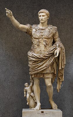 Augusto de Prima Porta, estatua de César Augusto