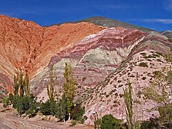 El cerro de los Siete Colores en Purmamarca
