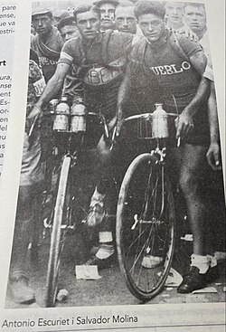 Fotografía de archivo que muestra al ciclista Salvador Molina