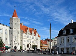 La plaza Nytorv en Aalborg