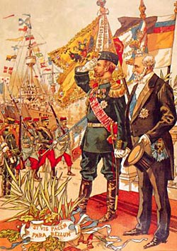 Visita del zar Nicolás II a París