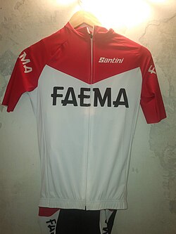 Maillot del equipo ciclista del Faema en la temporada de 1960