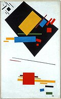 Pintura suprematista de Kasimir Malevitch