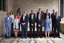 Gobierno de Cataluña en julio de 2017