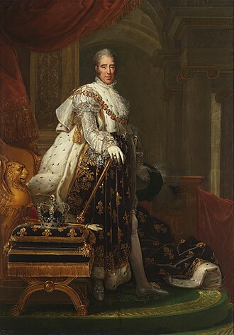 Retrato oficial de Carlos X de Francia