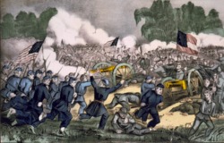Mapa táctico de la Batalla de Gettysburg