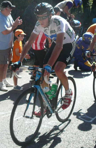 Ciclistas disputando una etapa de la Vuelta a España 2011