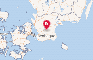 Mapa de la localización de Escania en Suecia