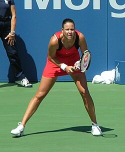 Lindsay Davenport en el Abierto de Estados Unidos