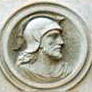 Relieve con la imagen de Teodomiro, noble visigodo del siglo VIII