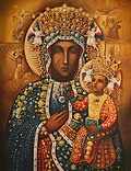 Imagen de Nuestra Señora de Częstochowa en Polonia