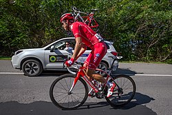 Steve Morabito en carrera