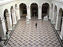 Una de las salas de exposición del museo