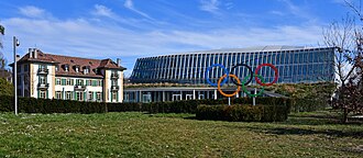Sede del COI en Lausana, Suiza