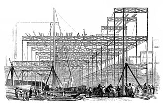 Construcción y estructura de The Crystal Palace