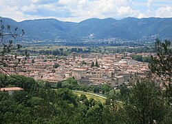 Vista general del territorio de Rieti