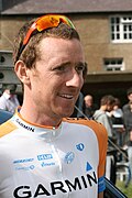Bradley Wiggins durante una competición