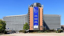 Edificio Berlaymont, sede de la Comisión Europea en Bruselas.
