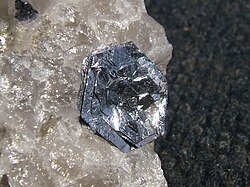 Cristal de molibdenita