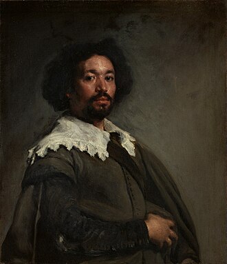 Retrato de Juan de Pareja pintado por Diego Velázquez.