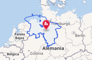 Mapa detallado de Baja Sajonia
