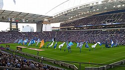 Vista general del Estádio do Dragão.