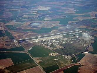 Vista aérea de la Base Aérea de Morón