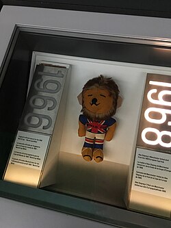 Willie, el león antropomórfico y primera mascota en la historia de la Copa Mundial