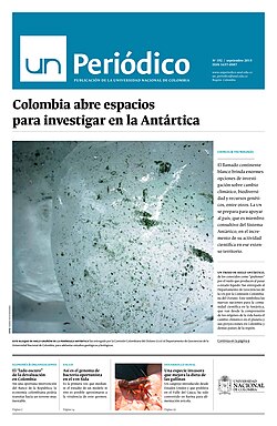 Portada de una edición de UN Periódico