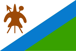 Bandera y datos oficiales de Lesoto en Atlanta 1996