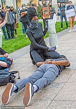 Protestas sociales en espacios públicos
