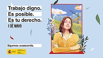 Cartel promocional del Primero de Mayo