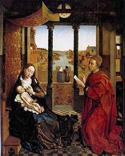 San Lucas dibujando a la Virgen por Rogier van der Weyden