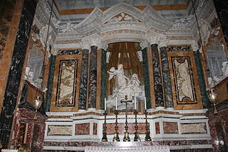 Capilla Cornaro en la iglesia de Santa Maria della Vittoria en Roma