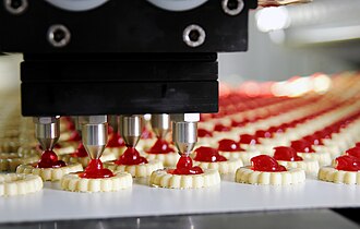 Producción de galletas con automatización