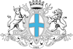Escudo de armas de la ciudad de Marsella, fuente de los colores institucionales.