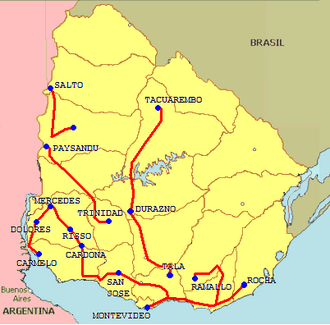 Clasificaciones y datos generales de la Vuelta Ciclista del Uruguay 2010