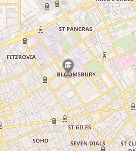 Mapa de localización geográfica en Londres