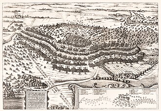 Representacion historica y datos de la segunda batalla de Breitenfeld